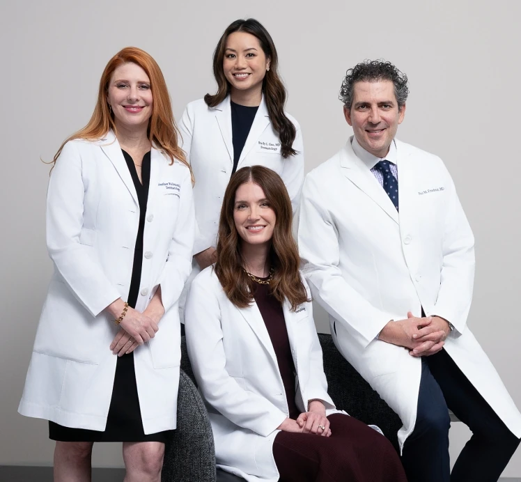 Dr. Guo, Dr. Friedman, and Dr. Richmond posing for a photo