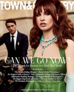 The Cover of the Town & Country magazine