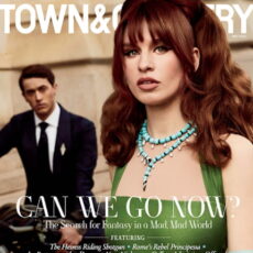 The Cover of the Town & Country magazine