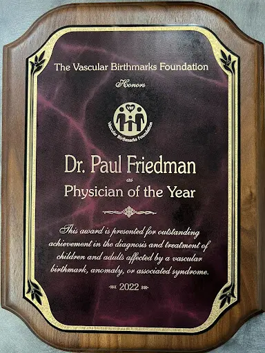 Dr. Paul Friedman physician of the year 2022 award 