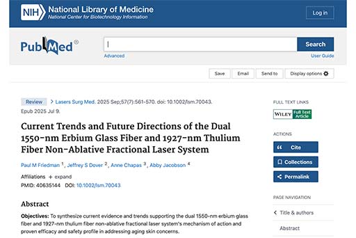 Dr-Paul-Friedmans-Review-of-Dual-Non-Ablative-Fractional-Lasers-Earns-Editors-Choice-in-Lasers-in-Surgery-and-Medicine